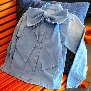 Light blue Jean blouse